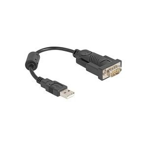 Delock USB 2.0 Adapter [1x USB 2.0 Stecker A - 1x Seriell (9pol.)] 64276 0.25 m