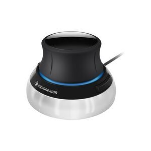 3Dconnexion SpaceMouse Compact 3D-Maus Optisch Schwarz/Silber