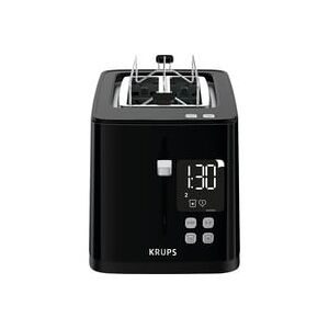 Doppelschlitz-Toaster 'Smart'n Light KH6418'; Bräunungsgrad-Speicherung, Countdown-Anzeige Krups schwarz