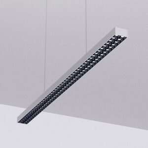 LED-Pendellampe Jolinda fürs Büro, silber