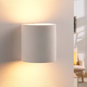 Gipswandleuchte Krista mit G9-LED-Lampe