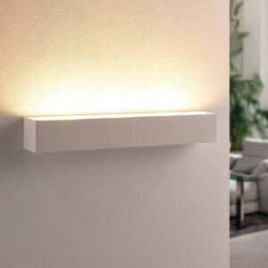 Weißer LED-Gipswandfluter Santino, eckig