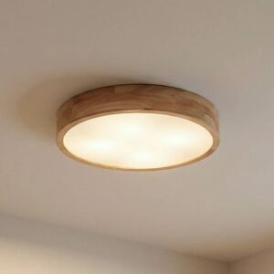 Lindby Tanju Deckenleuchte, Eichenholz Ø 50 cm