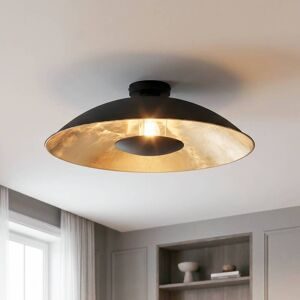 Schwarz-goldene Deckenlampe Emilienne