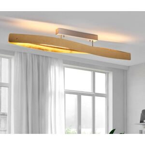 LED-Deckenleuchte Lian mit Schlagmetallfinish