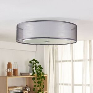 Per Schalter dimmbare LED-Deckenlampe Tobia, grau