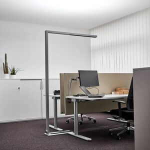LED-Büro-Stehlampe Jolinda mit Sensor und Dimmer