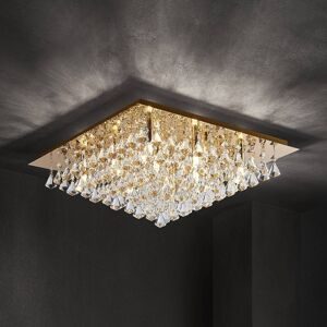 Lindby Margit LED-Alu-Deckenlampe, eckig, 27 cm