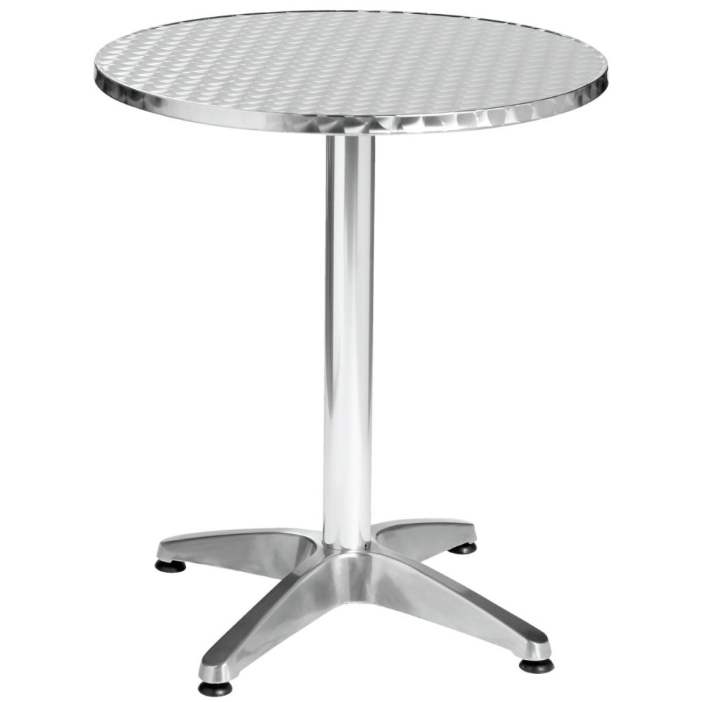 PULSIVA Outdoor-Bistrotisch Limona rund; 60x70 cm (ØxH); silber; rund