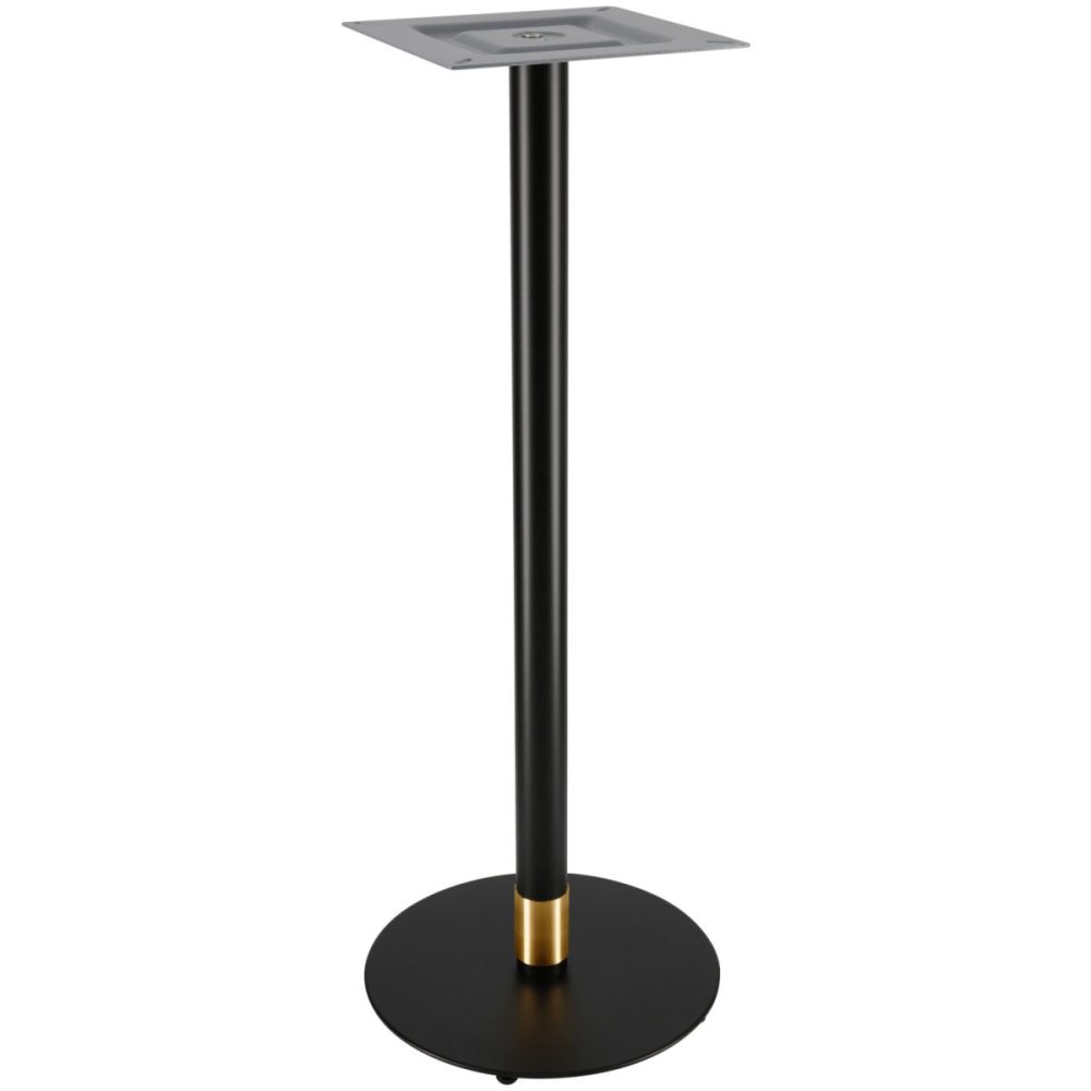 VEGA Outdoor Stehtischsäule Oris; 42x110 cm (ØxH); schwarz/gold