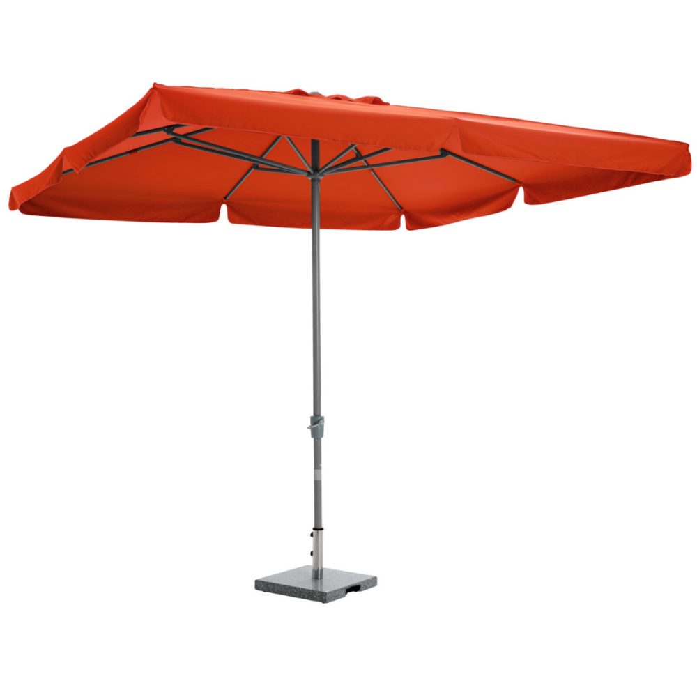 VEGA Gastro Sonnenschirm Cielo; 300x300x260 cm (LxBxH); rot; quadratisch
