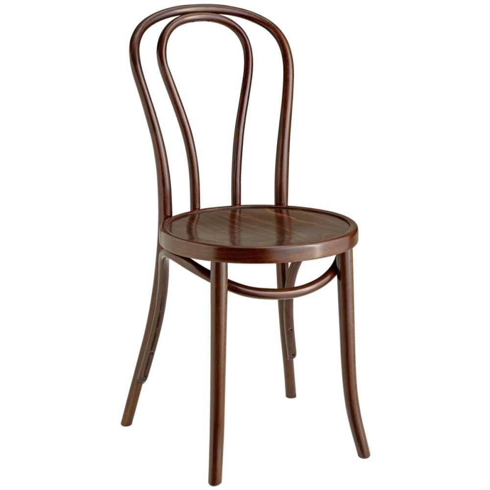 VEGA Bugholzstuhl Charles; 44x53.5x88 cm (BxTxH); nussbaum; 2 Stück / Pack