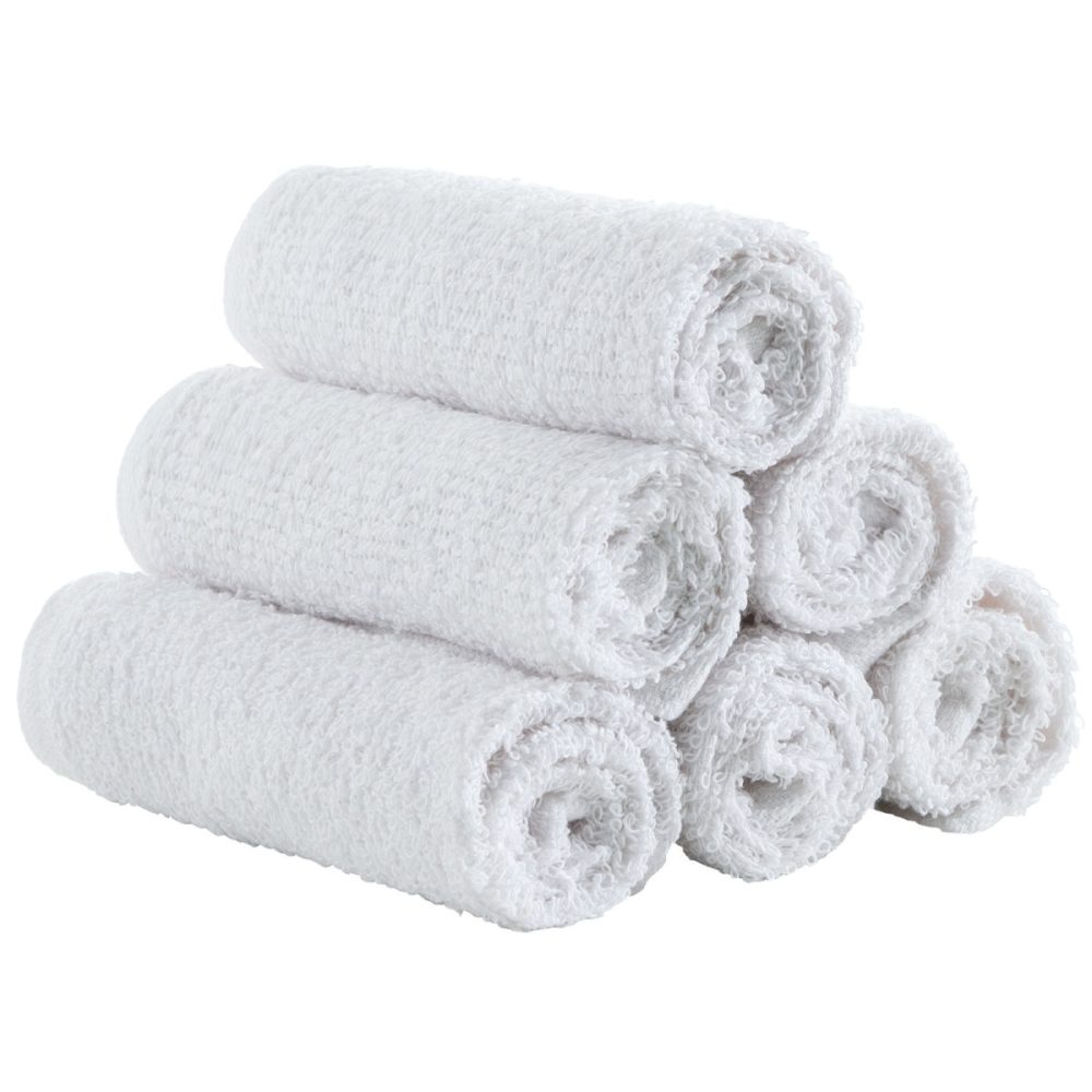 PULSIVA Seiftuch Zelos; 30x30 cm (BxL); weiss; 30 Stück / Pack