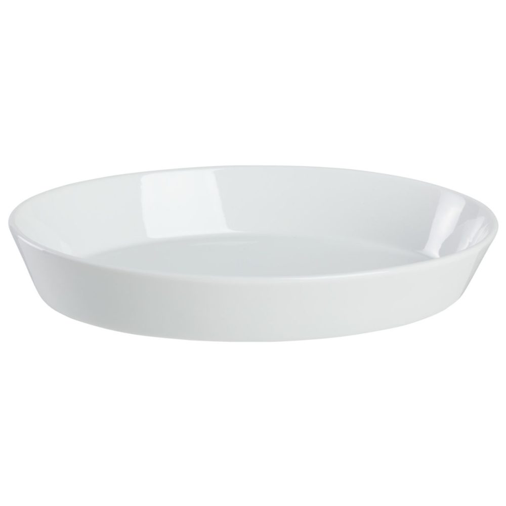 PULSIVA Auflaufform Luno; 1500 ml, 30x21x5 cm (LxBxH); weiss; oval; 6 Stück / Pack