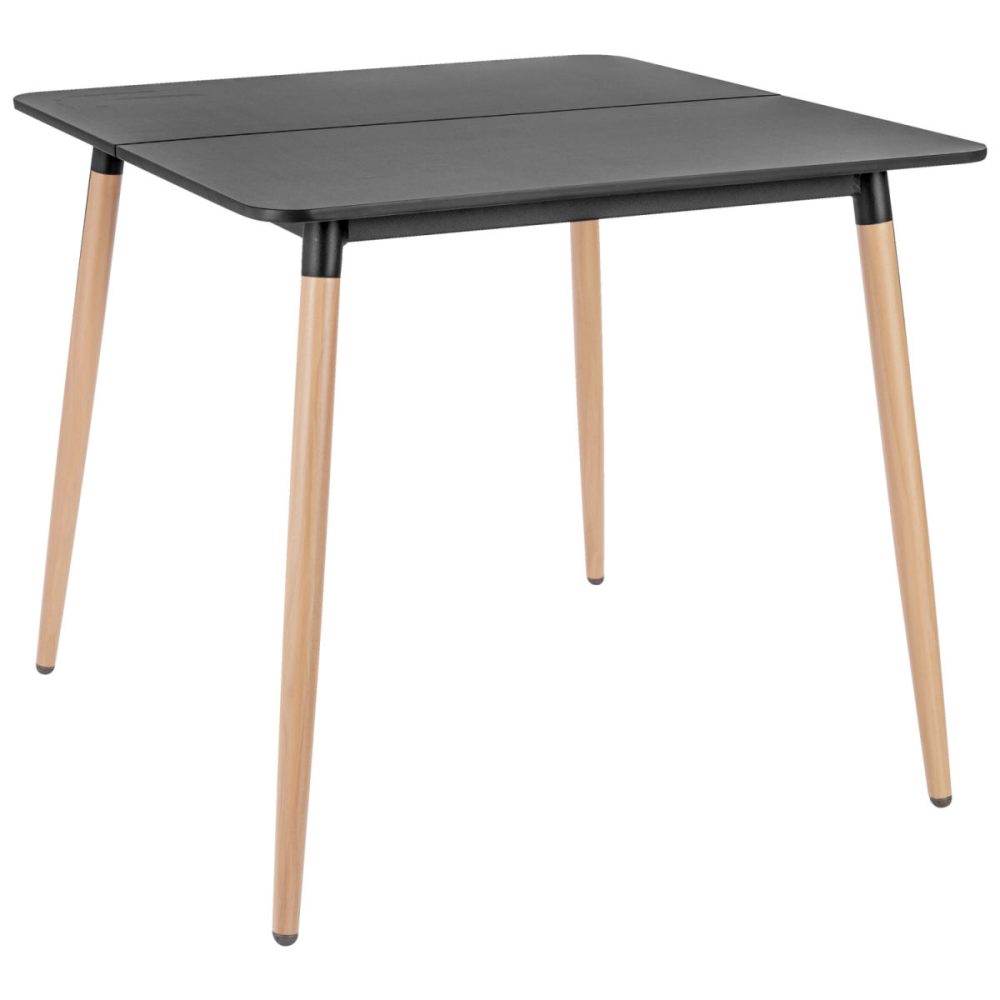VEGA Outdoortisch Gimani quadratisch; 80x80x72 cm (LxBxH); Platte anthrazit, Gestell braun; quadratisch