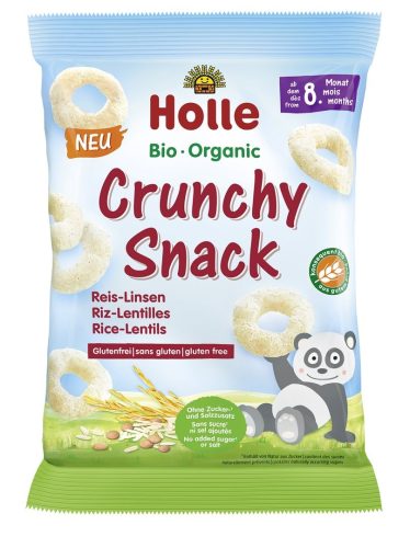 Holle Bio-Crunchy Snack Reis Linsen (25 g)