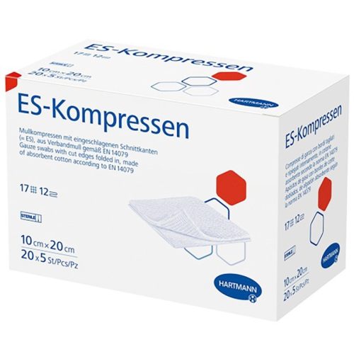 ES-Kompresse 10x20cm 12fach steril
