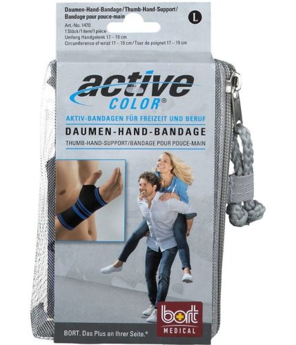bort Daumen-Hand-Bandage M schwarz (1 Stück)