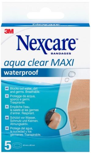 3M Aqua Clear Maxi waterproof 59x88mm (5 Stück)