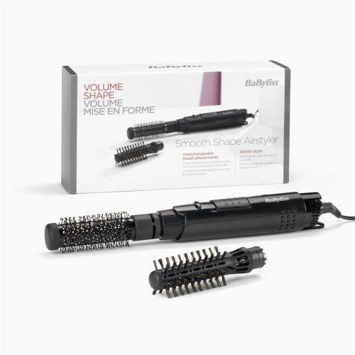BaByliss, BABYLISS AS86E Smooth Shape Airstyler - Warmluftbürste (Schwarz)