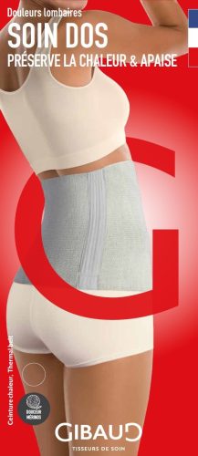 Gibaud CHALEUR Nierenwärmer L 30cm anthrazit (1 Stück)