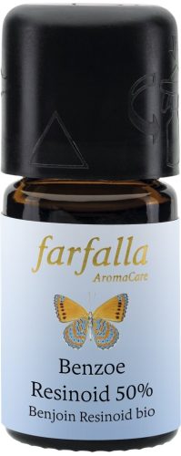 Farfalla, FARFALLA Benzoe Siam Resinoid 50% &Auml;th/&Ouml;l Bio 5 ml