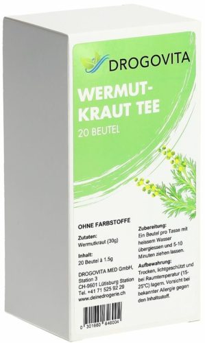 Drogovita Wermut Tee (20 Stück)
