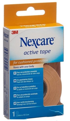 Nexacare, 3M NEXCARE Active Tape 2.54cmx4.572m Rolle
