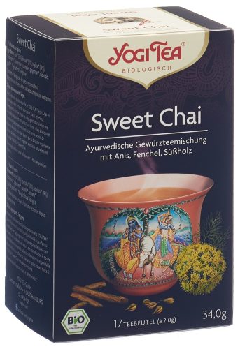 YOGI TEE, Yogi Tea Bio Tee Sweet Chai 17 Beutel