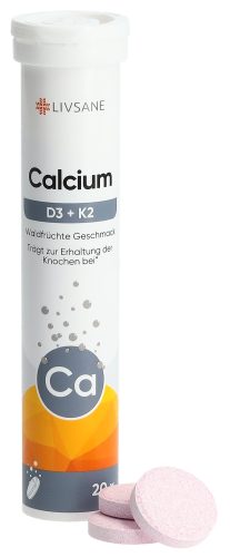 Livsane Calcium D3 + K2 - Wildbeerengeschmack