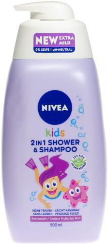 Nivea, NIVEA Kids 2in1 Shower & Shampoo Girl (500 ml)