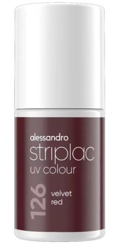 Alessandro, Alessandro - Striplac UV Colour Velvet Red, 6.5 ml