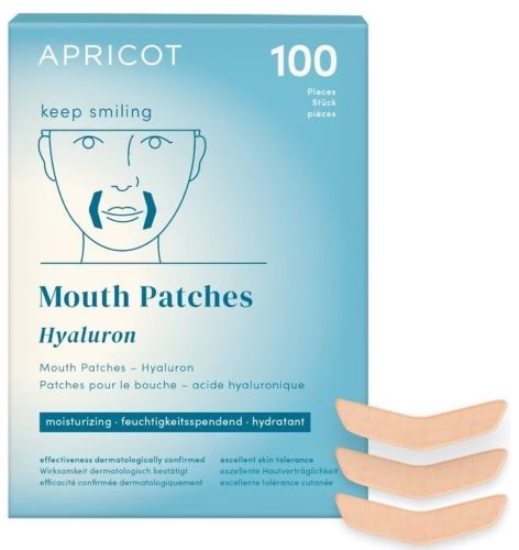 APRICOT, Apricot - Mundpflaster Mit Hyaluron Keep Smiling - 100 Stk.