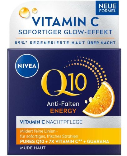 Nivea, Nivea - Q10 Energy Anti-Falten Nachtcreme, 50 ml