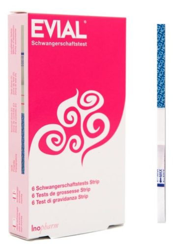 Evial Schwangerschaftstest Strip (neu) (6 Stück)