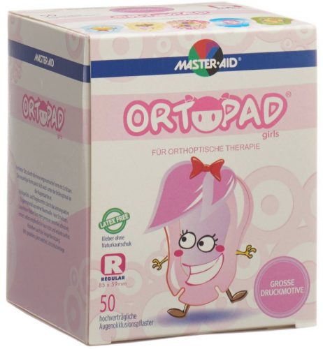 Ortopad Occlusionspflaster Regular Girls ab 4 Jahre 50 Stück