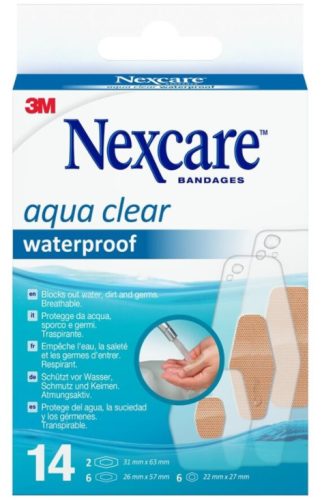 3M Aqua Clear waterproof 3 Grössen assortiert (14 Stück)