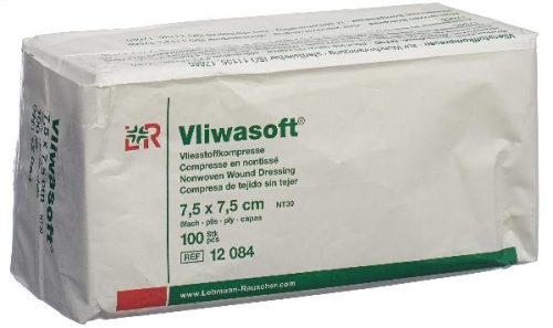 Vliwasoft Vliesstoffkompressen 7.5x7.5cm 6-lagig (100 Stück)