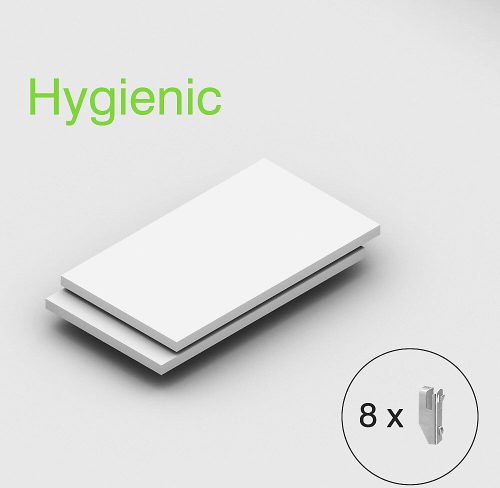 undefined, Fachboden für Hygiene-Steckregal, VE 2 Stk BxT 965 x 550 mm