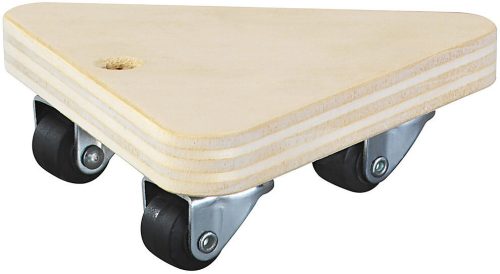undefined, Transportroller aus Multiplexplatte dreieckig, VE 4 Stk LxBxH 134 x 134 x 43 mm