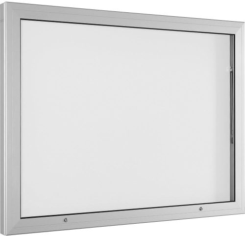 undefined, Schaukasten Türöffnung 90° nach oben für Format DIN A0, Rückwand reinweiß