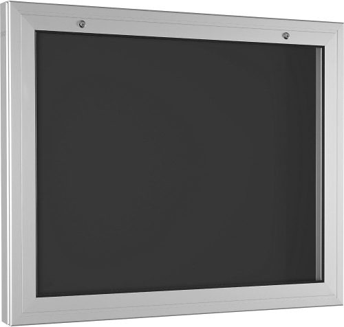 Schaukasten Türöffnung 90° nach oben für Format DIN A1, Rückwand anthrazitgrau
