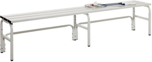 undefined, Umkleidebank aus Edelstahl, HxT 450 x 350 mm L 2000 mm, ohne Schuhrost, ohne Hakenleiste