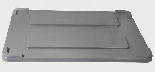 Deckel aus Polyethylen für LxB 1200 x 800 mm, 550-l-Behälter grau, ab 5 Stk