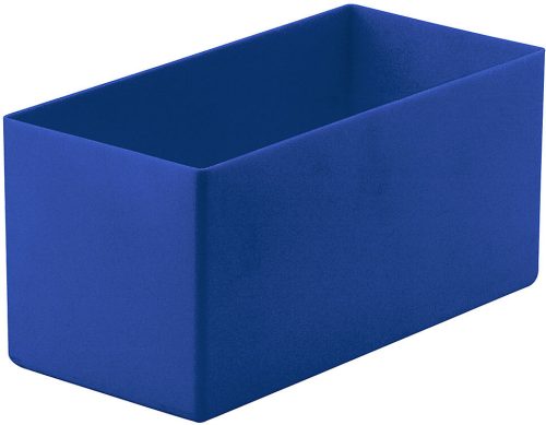 Einsatzkasten Höhe 90 mm blau, LxB 198 x 99 mm, VE 50 Stk