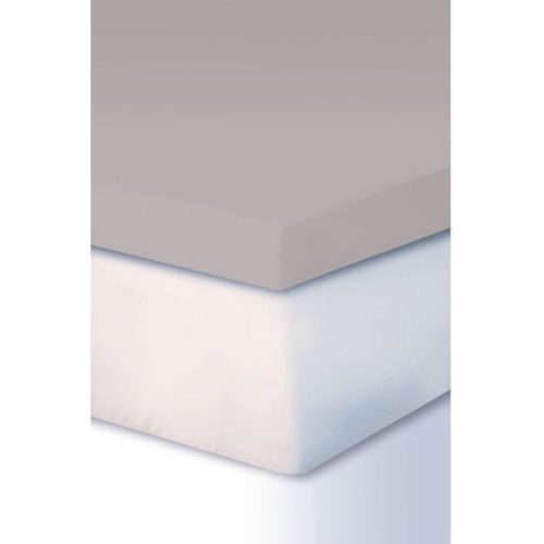 Living Home, Fixleintuch für Boxspring-Topper, 180-200 x 200 cm, grau