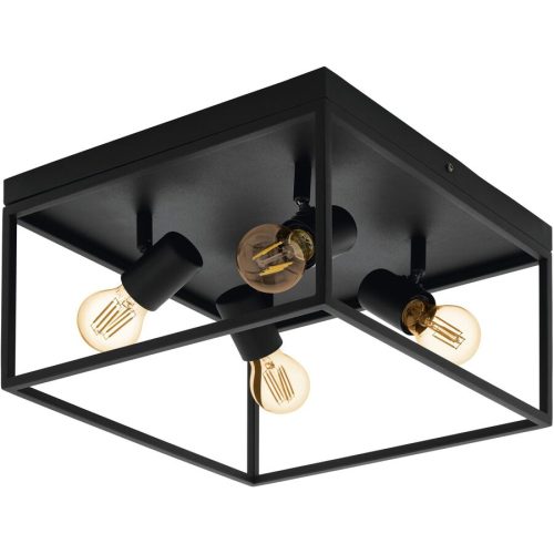 Eglo, Deckenlampe Silentina vierflammig, 36x36cm