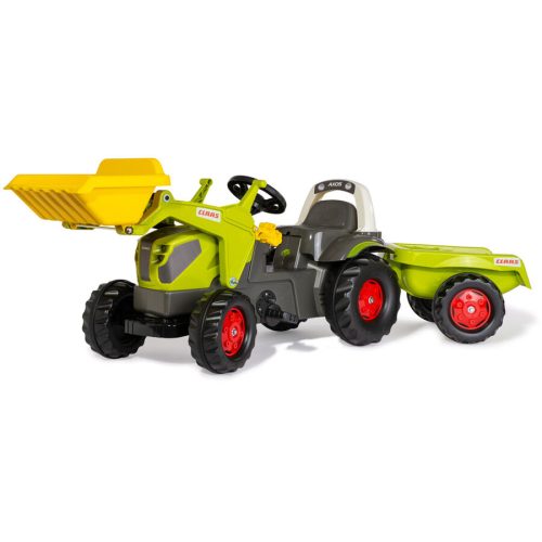 ROLLY TOYS, rolly toys Trettraktor "rollyKid Claas Axos 240 mit Frontlader und Anhänger"