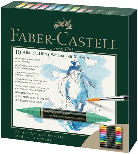 Faber-Castell, Faber Castell - Albrecht Dürer Watercolour Marker, 10er Etui