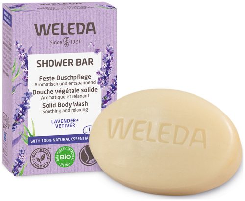 Weleda, Weleda Feste Duschpflege Lavender + Vetiver (75 g)